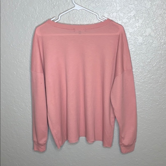 L.A Hearts Rose Embroidered Waffel Knit Longsleeve - Picture 5 of 5